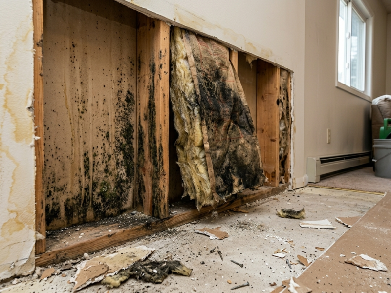 Can Mold Grow Behind Drywall?